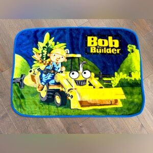 Vintage bob the builder‎ fleece baby blanket